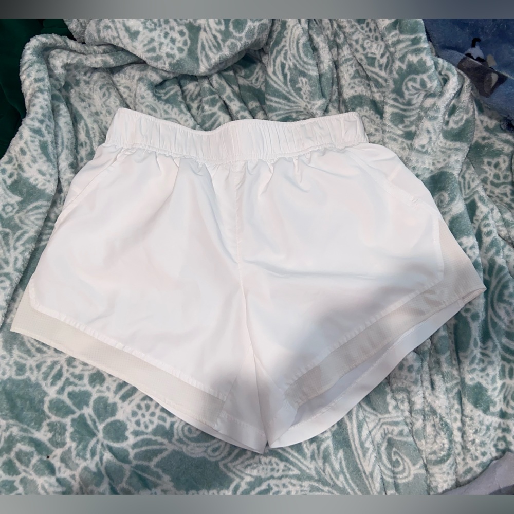 Athletic Works Women's White Athletic Shorts